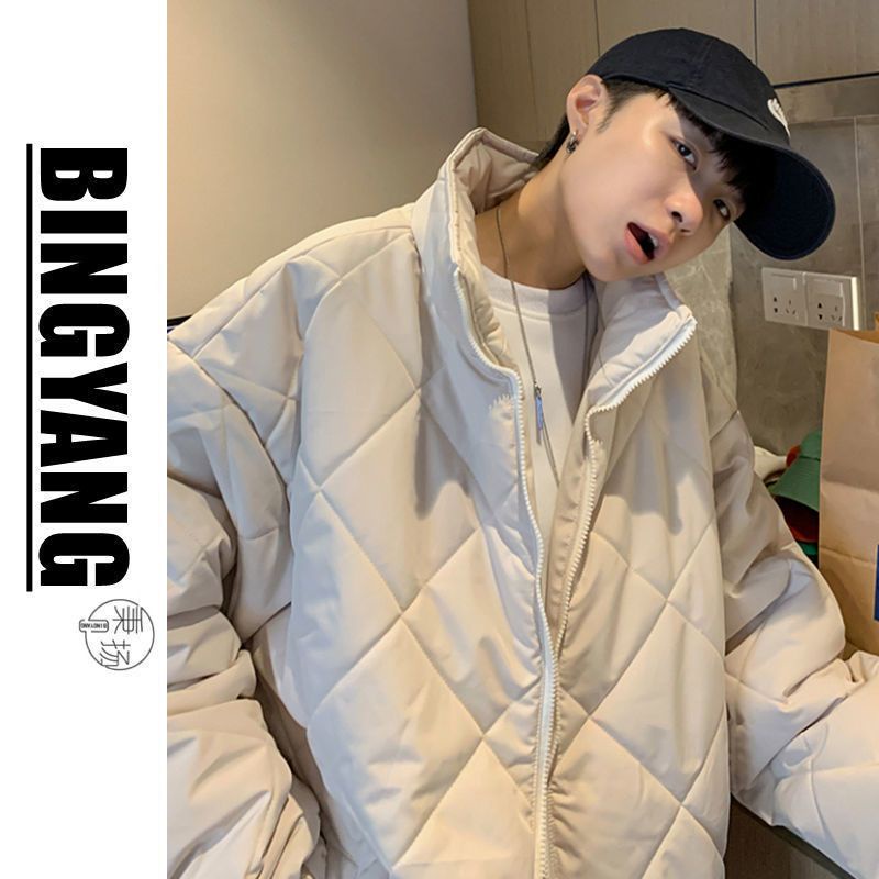 ÁO KHOÁC UNISEX ĐƯỜNG MAY Ô CHÉO HÀNG DÀY DẶN