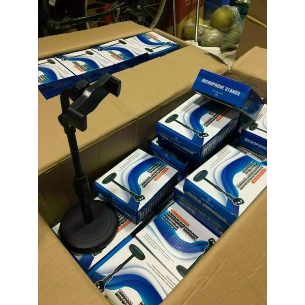 Giá Đỡ Điện Thoại Để Bàn Kẹp Thoại Livestream Xem Video Xoay 360 độ