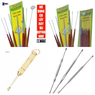 Bộ dụng cụ ráy tai 7 món chuyên nghiệp