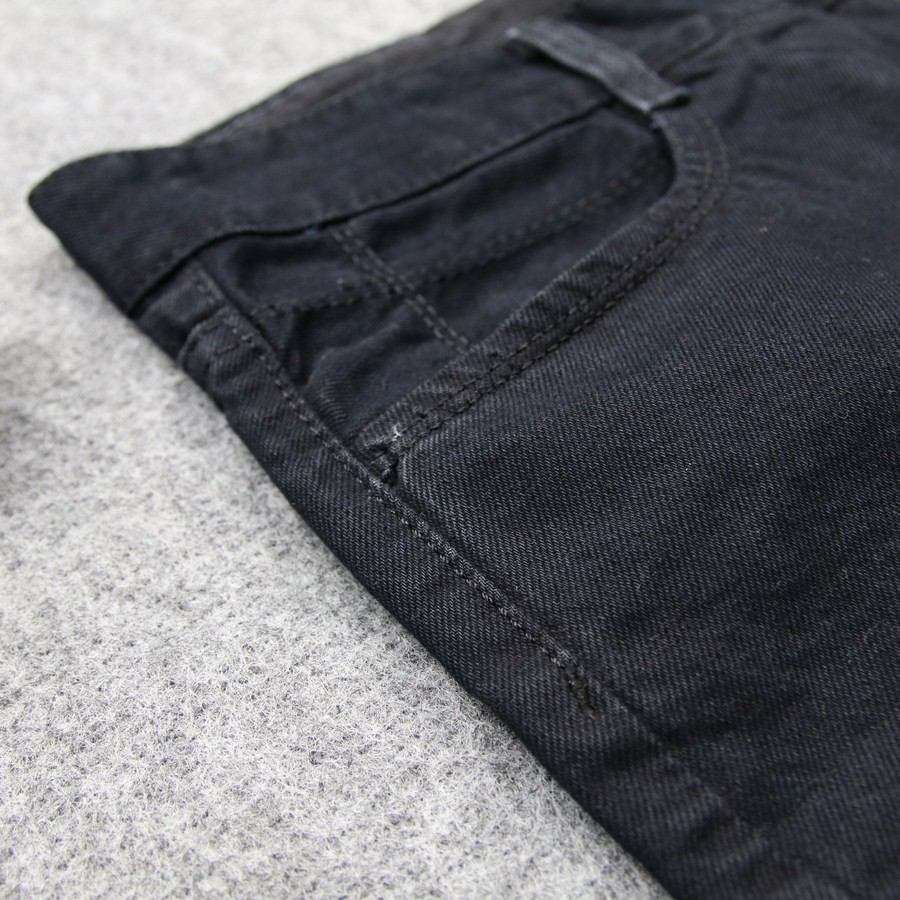 Quần short jean nam đen vải đẹp TS169 Tronshop