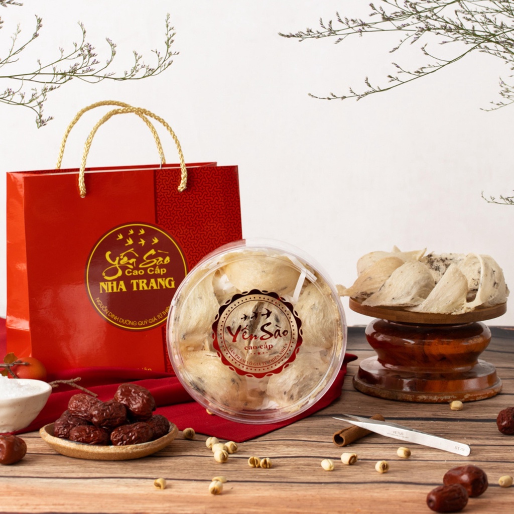 Tổ Yến Thô Nguyên Chất 100g Khánh Hòa Yến Thô Nguyên Tổ Ít Lông Loại 1
