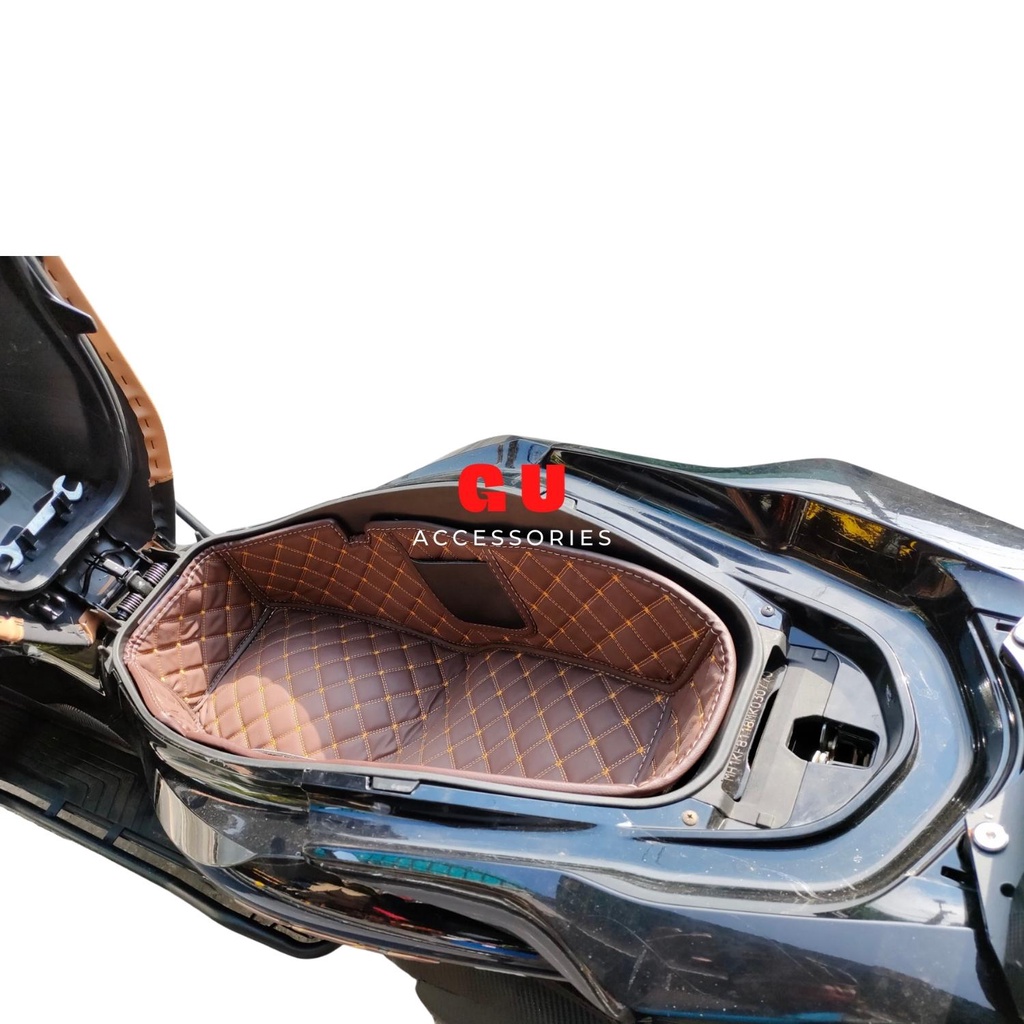 Lót cốp xe máy HONDA PCX 160 chất liệu da cao cấp chống nóng thiết kế có túi tiện dụng GU
