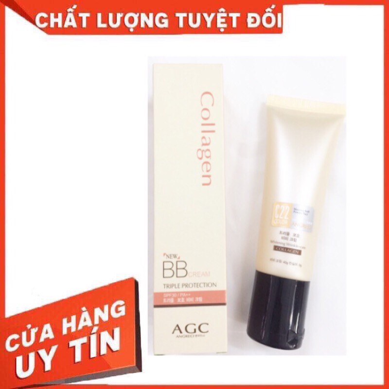 Kem nền BB Collagen AGC  siêu che khuyết điểm SPF 30 PA++ 40g