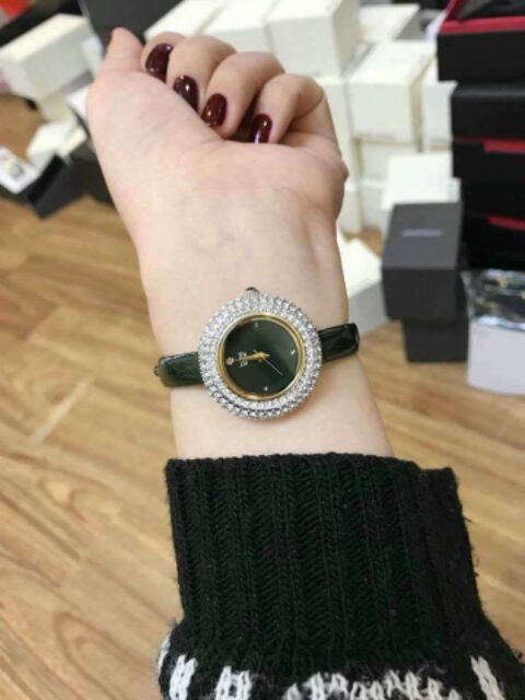 Đồng hồ nữ Burgi mâm xôi siêu xinh