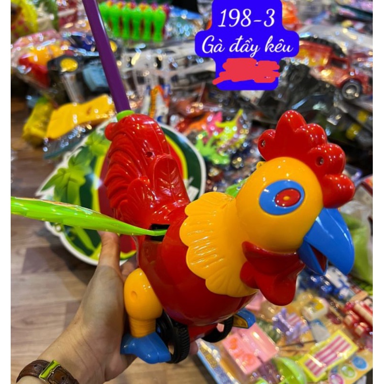 Đồ chơi máy bay đẩy, gà đẩy cho bé