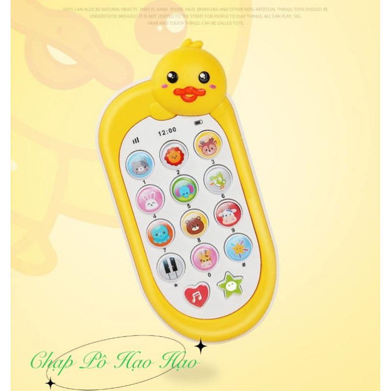 ĐỒ CHƠI ĐIỆN THOẠI IPHONE VỊT VÀNG