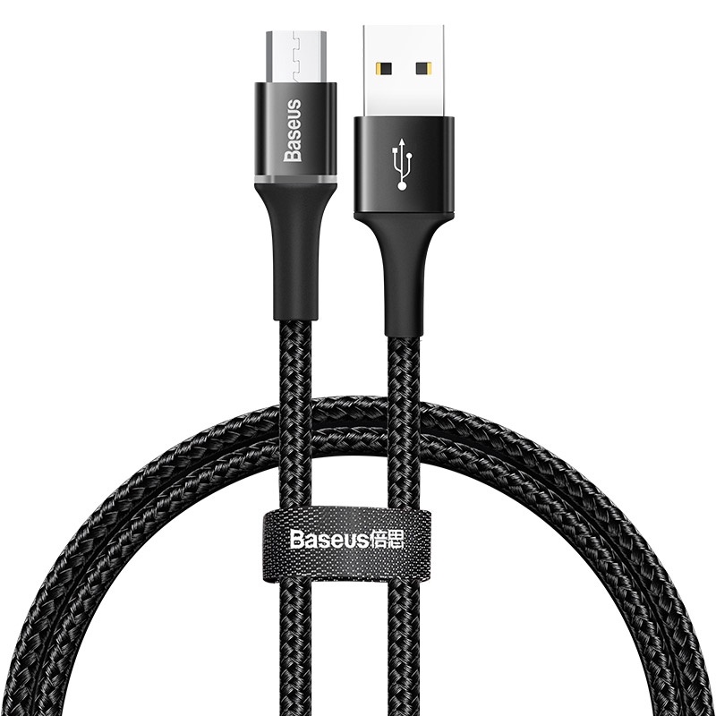 Dây Cáp Sạc Nhanh Baseus Micro USB 3A Dành Cho Điện Thoại Samsung Redmi Huawei Android