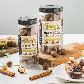 Hạt Macadamia nứt vỏ Pam's 480g
