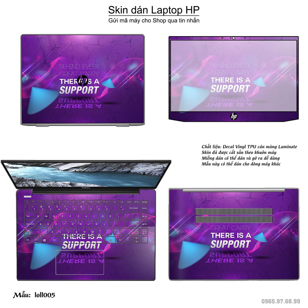Skin dán Laptop HP in hình Liên Minh Huyền Thoại (inbox mã máy cho Shop)