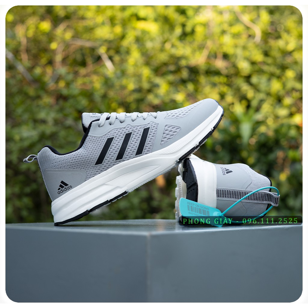 Giày Sneaker Nam Giày Thể Thao Nam D62 Màu Ghi Sáng