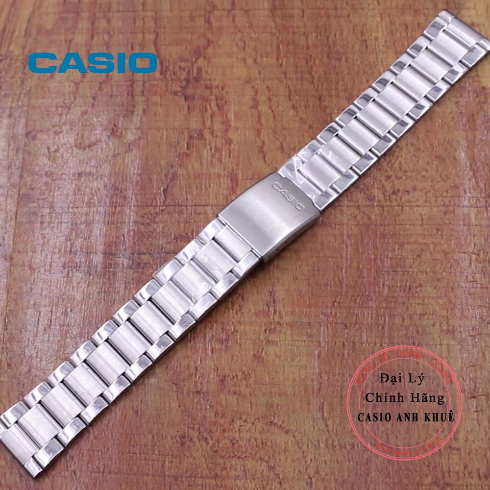 Dây đồng hồ Inox casio chính hãng cỡ 20mm