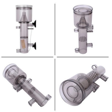 Hộp tách bọt skimmer protein Rs 4002-rs4003 cho bể cá nước mặn cubic chạy bằng oxy