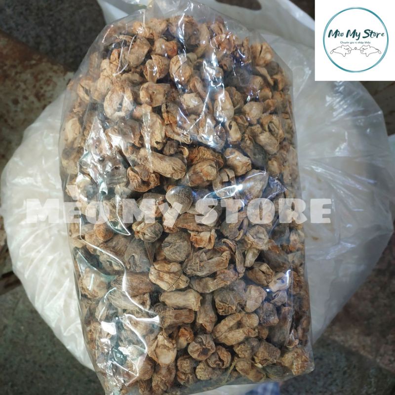 1Kg Nấm Rơm Sấy Khô Gọt Chân Sạch Sẽ