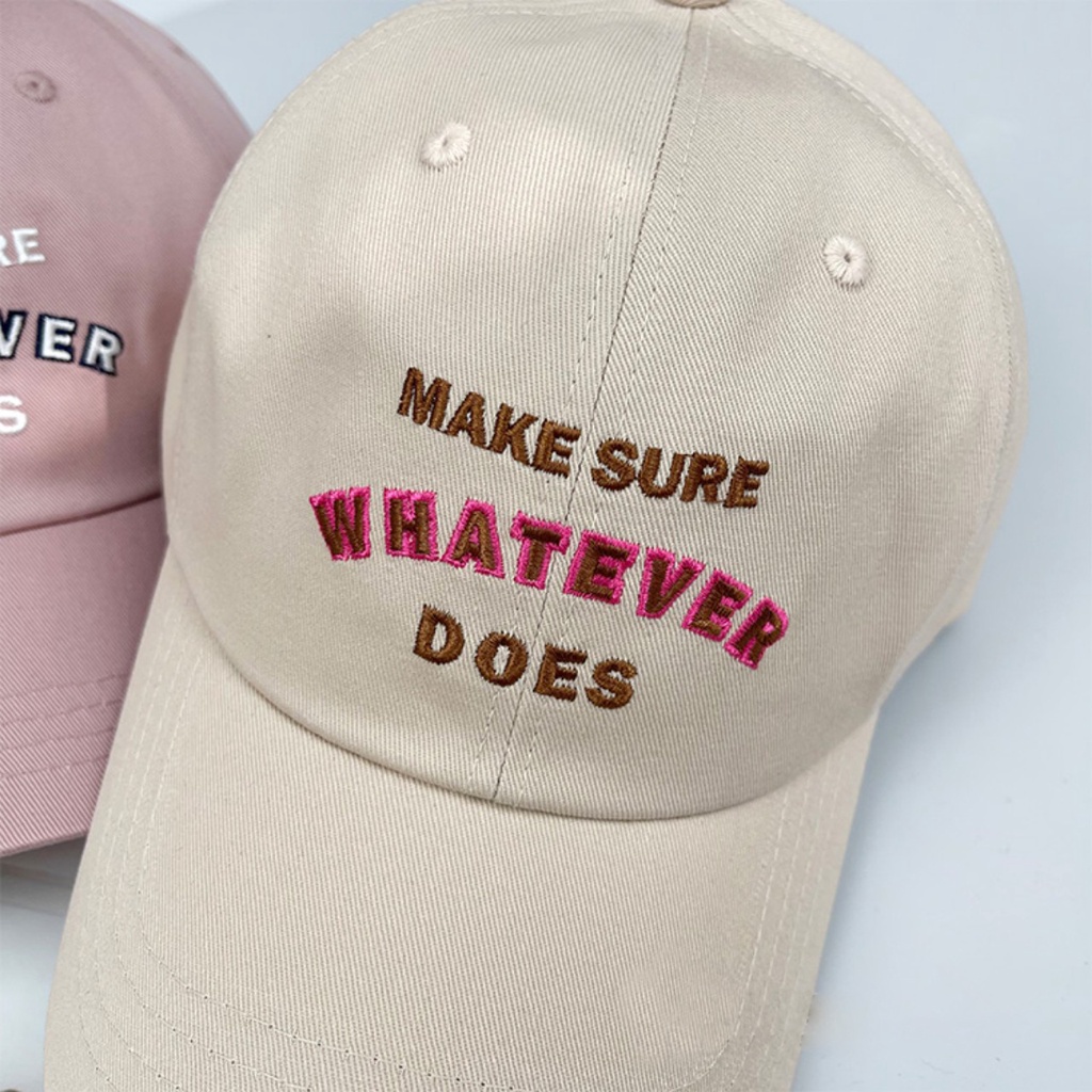 Mũ lưỡi trai WHATEVER thời trang cao cấp unisex freesize