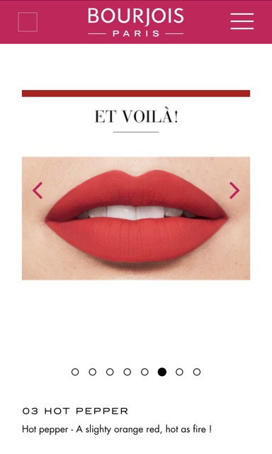 Son lì Bourjois Velvet Rouge Edition.