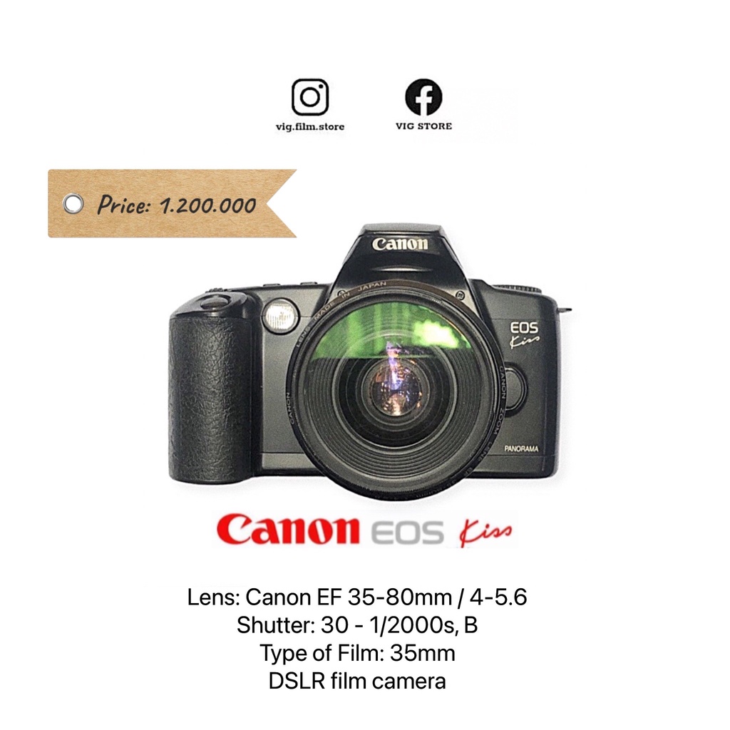 Máy ảnh film SLR Canon EOS KISS