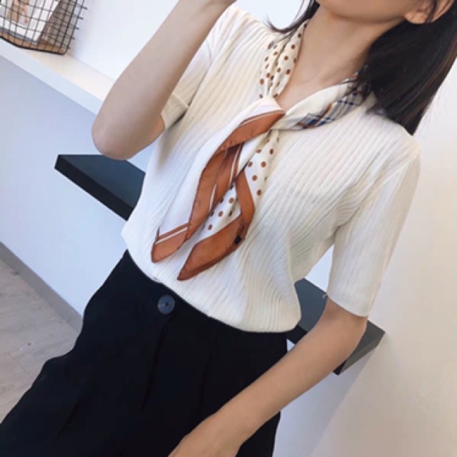 Khăn lụa vuông 70x70 turban quàng cổ,áo khăn yếm bandana thời trang đội đầu - Maben