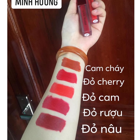 Son đỏ nâu handmade vỏ đỏ lipstick như hình