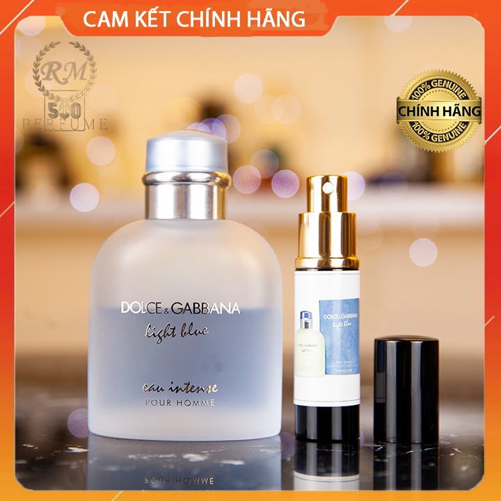 Nước hoa nam cao cấp mini 𝗗$𝗚 𝗟𝗶𝗴𝗵𝘁 𝗕𝗹𝘂𝗲 𝗜𝗻𝘁𝗲𝗻𝘀𝗲 chiết 5ml-10ml-20ml chính hãng - hương thơm tươi mát cho mùa hè