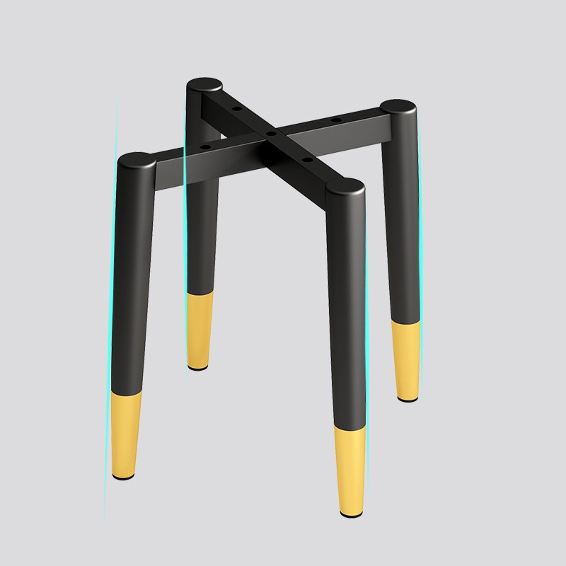 Ghế đôn sofa PeHouse, đệm bọc vải da PU, chân ghế kim lợi phủ sơn tĩnh điện, tải trọng lên tới 300 cân - YLF2110