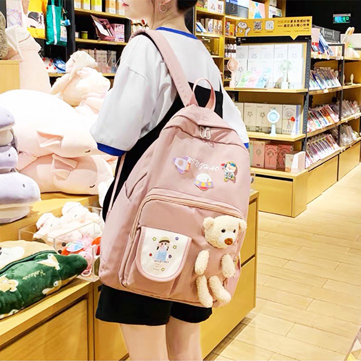 BALO HỌC SINH PHONG CÁCH HÀN QUỐC, BALO DU LỊCH, ĐI CHƠI, PICNIC THỜI TRANG CHO BẠN TRẺ- BLMH