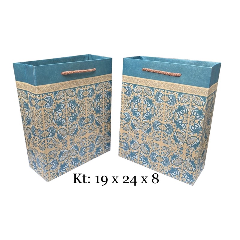 túi giấy đựng quà - túi đựng quà ảnh thật ( KT 19 x 24 x 8 )