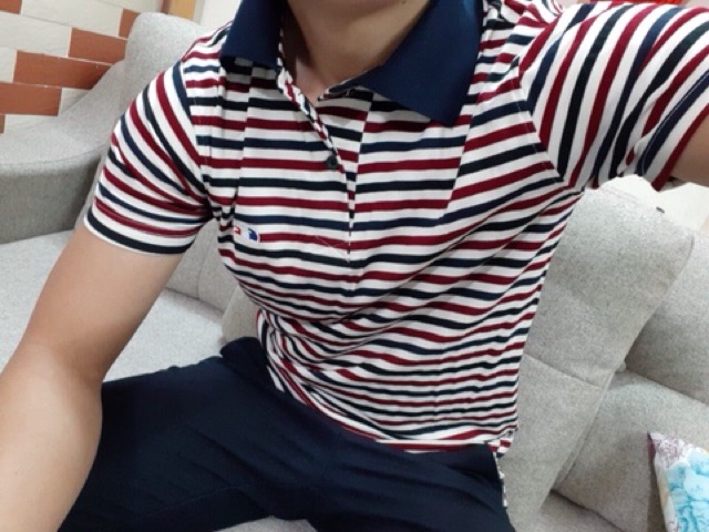 [CÓ ẢNH THẬT] Áo Phông Nam Cổ Polo Kẻ Ngang - Chất Uni Co Giãn 4 Chiều - Cực Mềm Mát Thoải Mái | BigBuy360 - bigbuy360.vn