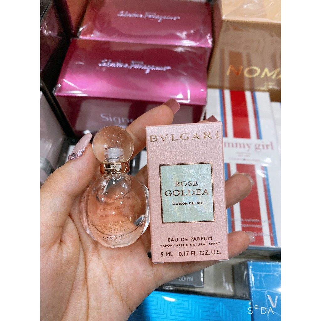 [MINI] Nước Hoa Nữ ❣️FREESHIP❣️ Nước Hoa Bvlgari Rose Goldea Blossom Delight Eau De Parfum 5ml