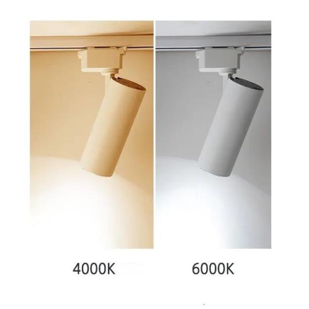 Bộ 3 Đèn Led rọi ray ống bơ 5W trang trí shop