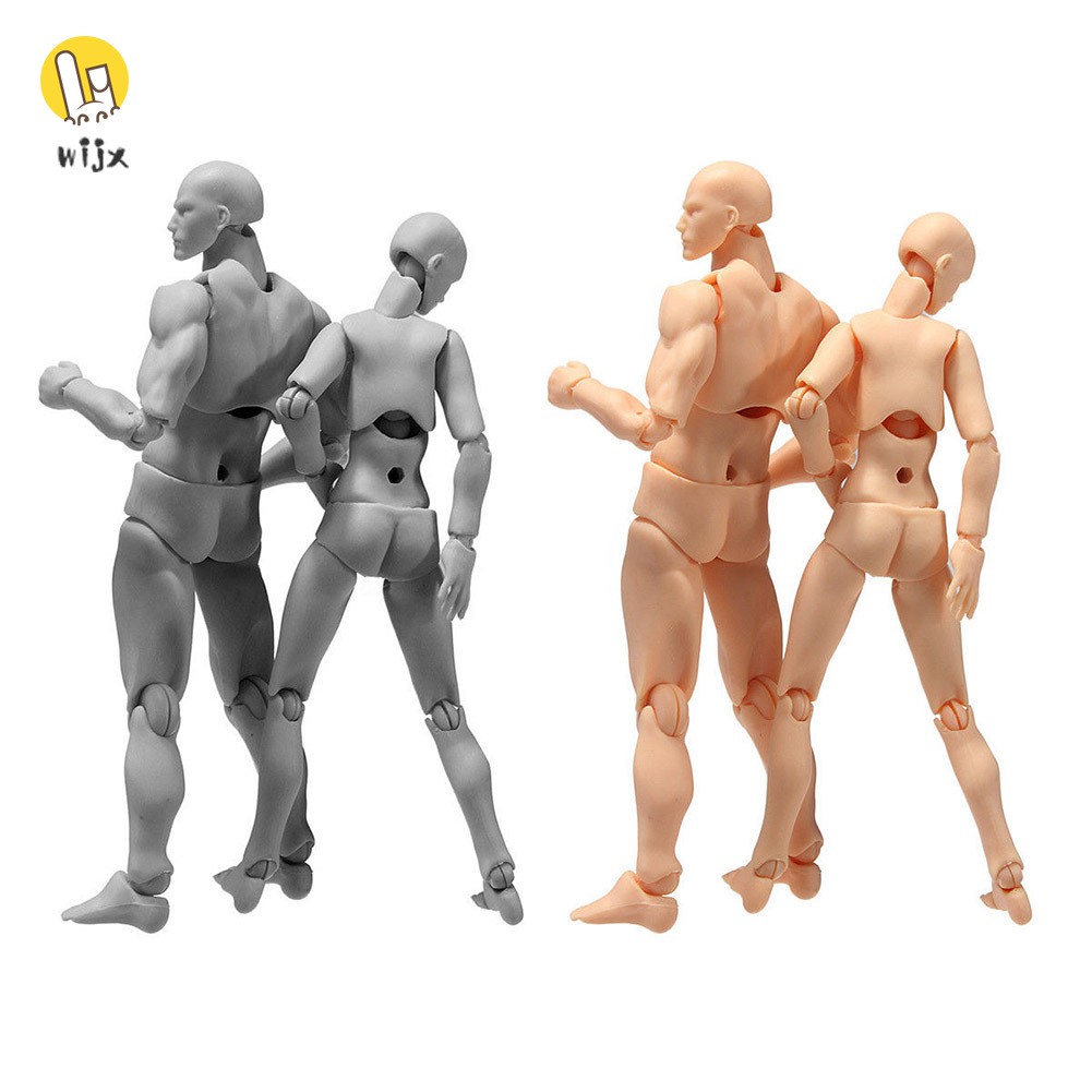 Bộ mô hình cơ thể người bằng PVC hữu ích cho vẽ phác họa