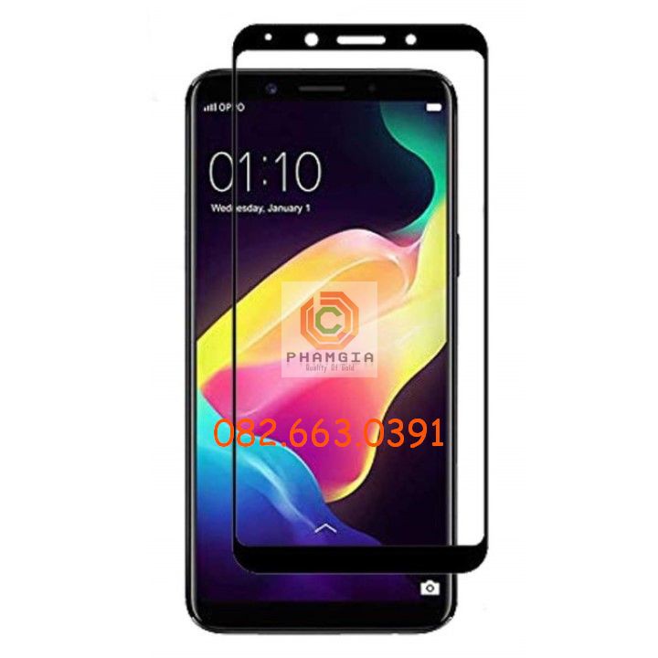 Kính cường lực Full màn Oppo F7 youth Full keo chuẩn đẹp
