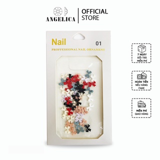 Set Charm 50 Nơ Nail Trang Trí Móng ANGELICA
