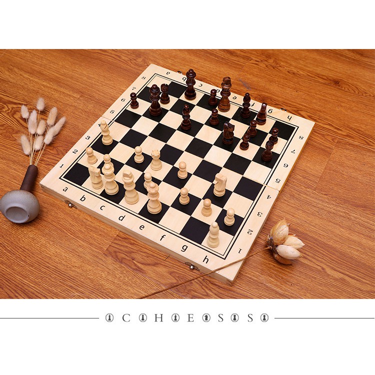 Cờ vua nam châm gỗ board game bộ cao cấp bàn gỗ đồ chơi 29 34x34 39* 39 39x39 cm tặng 2 hậu wooden magnetic chess