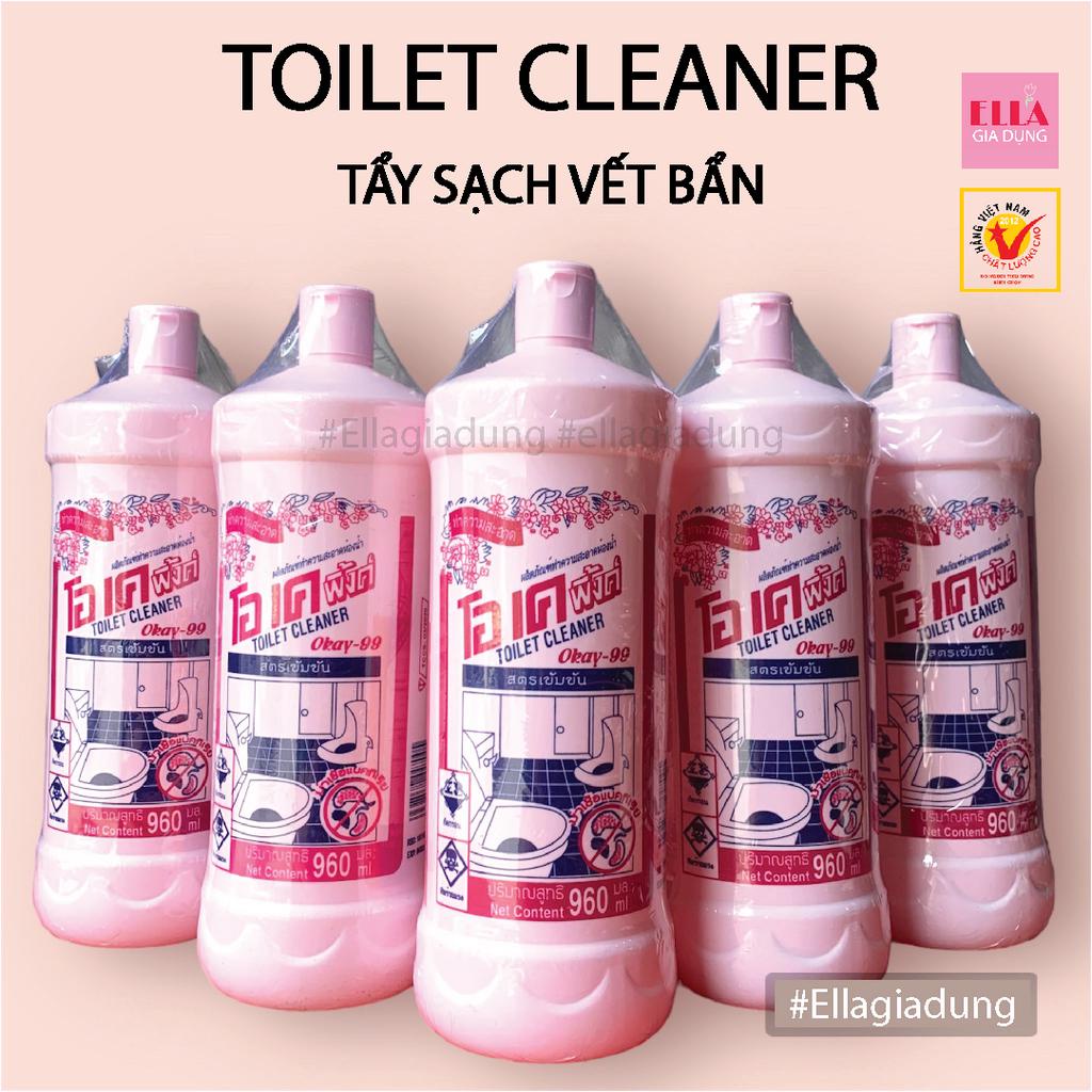 CHAI TẨY TOILET OKAY99 CÔNG NGHỆ THAILAND ĐÁNH BẬT VẾT BẨN , Ố VÀNG, TẨY GẠCH MEN , ĐƯỜNG GIOĂNG GẠCH