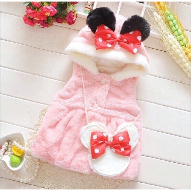 Áo ghi lê lông mickey size 1-4