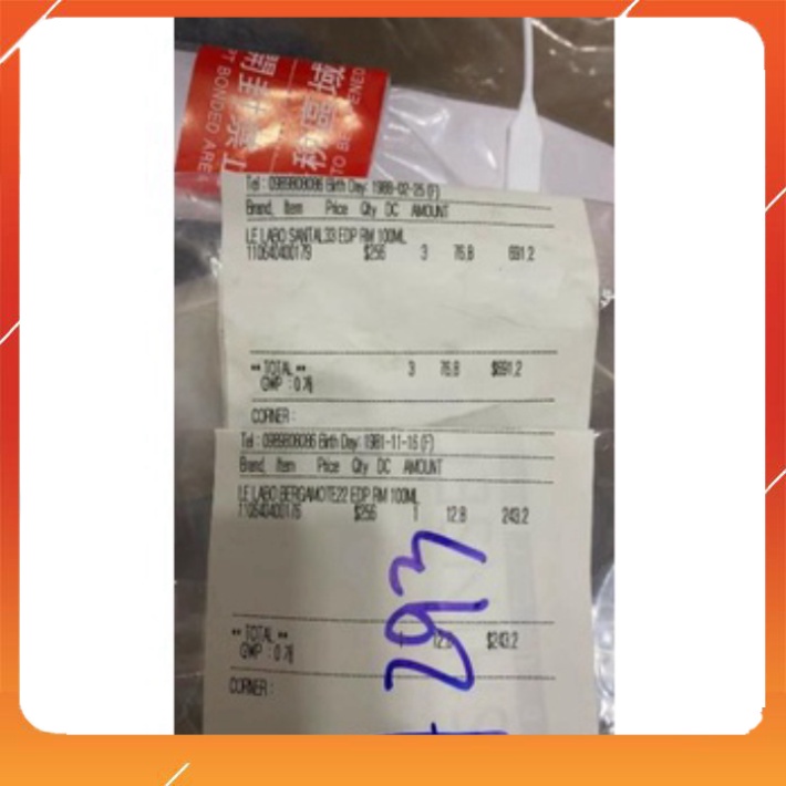 Nước Hoa Unisex Le Labo Santal 33 100ml_HÀNG HOT