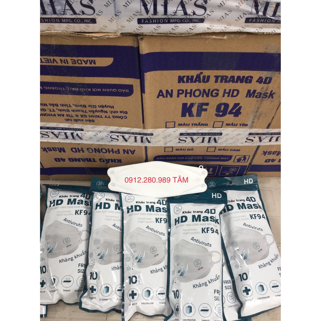KHẨU TRANG KF94 AN PHONG - HÌNH THẬT 100%.