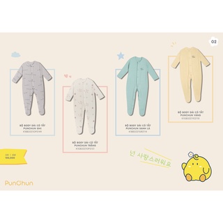 [CHAANG] Bộ Body Dài Tay Cho Bé Sơ Sinh Chất Liệu Cotton