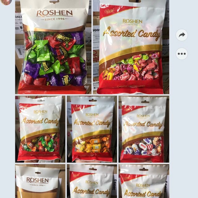 Kẹo socola Roshen Nga 60k/ gói 300g