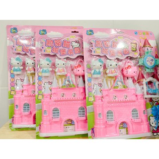 Bộ Đồ Chơi Full Box Vỉ Lâu Đài Mèo Hello Kitty Đồ Chơi Quà Tặng Cho Bé