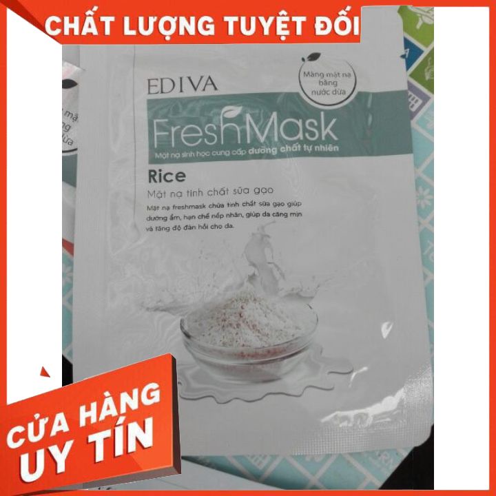 EDIVA Fresh mask rice- tinh chât sữa gạo