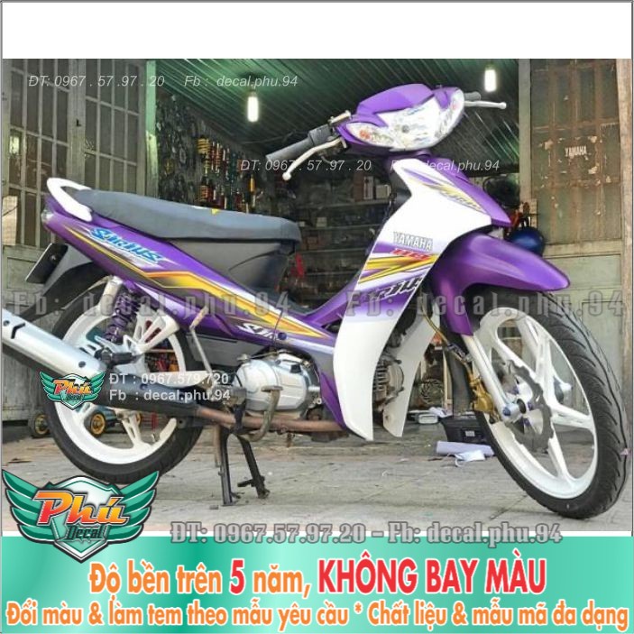 Tem rời Sirius Trắng Tím (X) -1