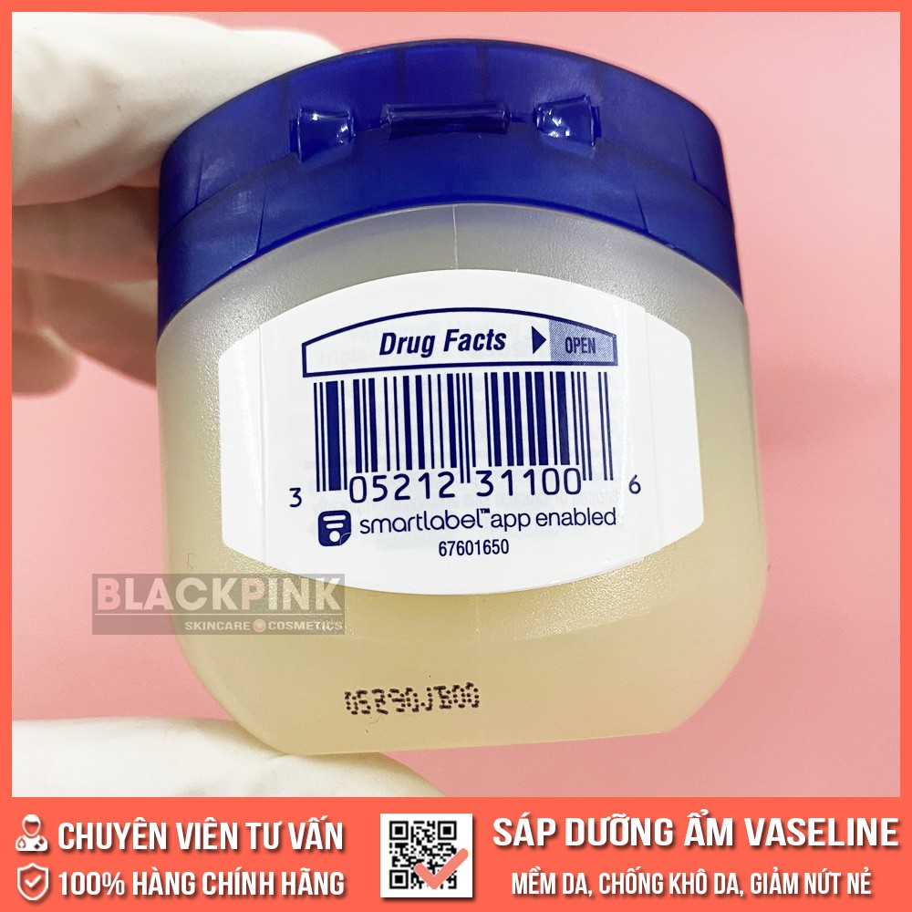 Sáp dưỡng ẩm Vaseline 49g hàng chuẩn Mỹ - Sáp cấp ẩm làm mềm da, dưỡng da đa năng | BigBuy360 - bigbuy360.vn