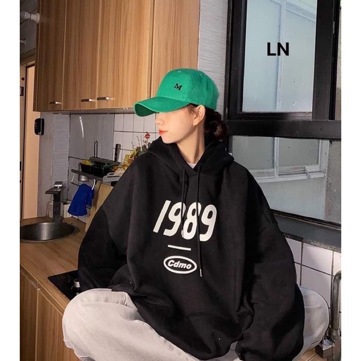 Áo hoodie nỉ cotton 1989 LN12