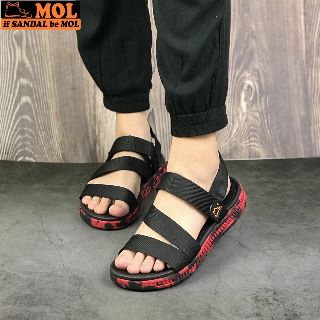 Dép quai hậu couple nam nữ unisex siêu nhẹ hiệu MOL MS2B2 - Vento HCM