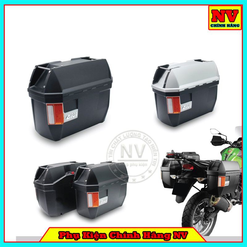 Cặp Thùng Hông GIVI E23N-S Chính Hãng Có Đèn LED