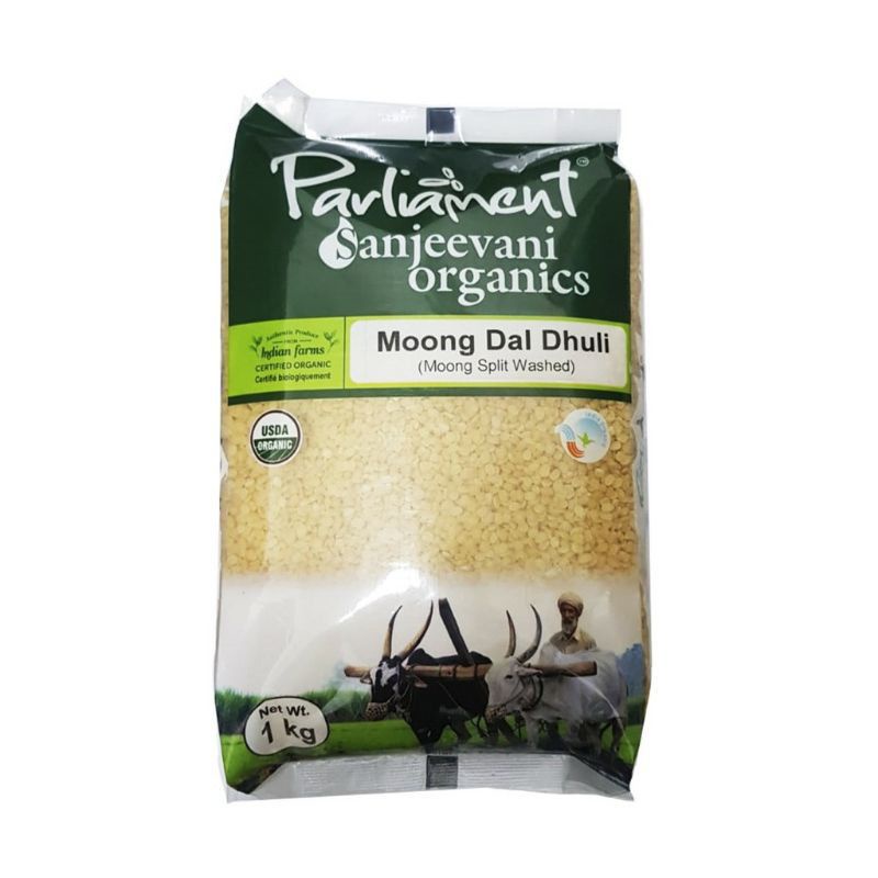 Đậu  xanh hữu cơ tách vỏ, nguyên vỏ Parliament 500gr