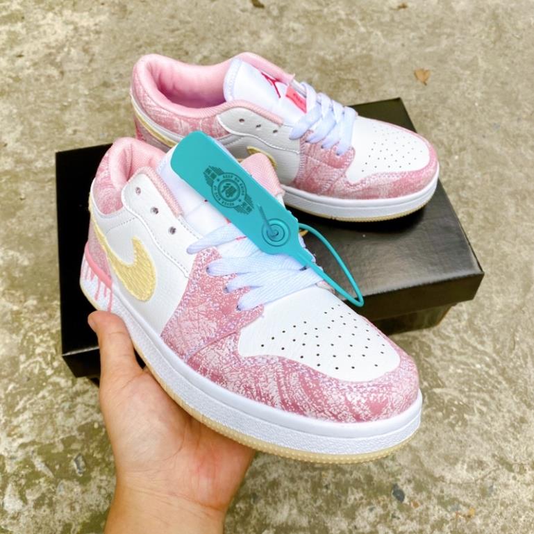 Giầy jordan 1 hồng kem fullbox chất đẹp | BigBuy360 - bigbuy360.vn