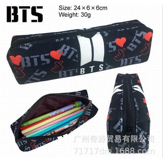 (sỉ 30 ) Hộp bút BTS cute bóp viết bóp đựng bút đồ dùng học tập thước kẻ dễ thương