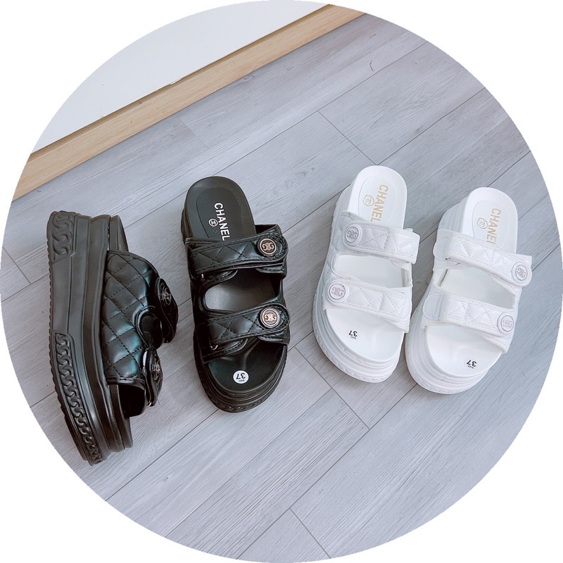 Dép đế xuồng 7p 2 quai chần chỉ Xa nel hàng loại 1